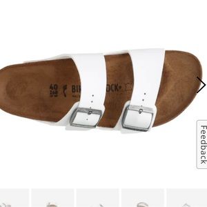 Used White Birkenstock’s size 8